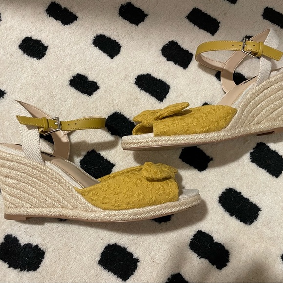 Violet & Red Espadrille Wedges - Picture 4 of 5